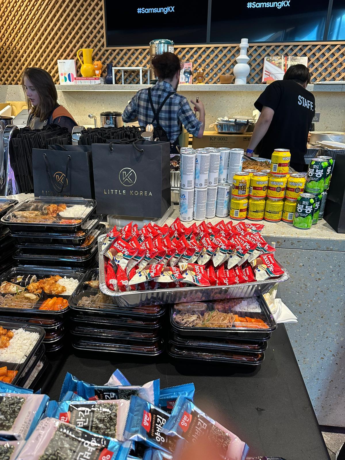 Korean Food Spread